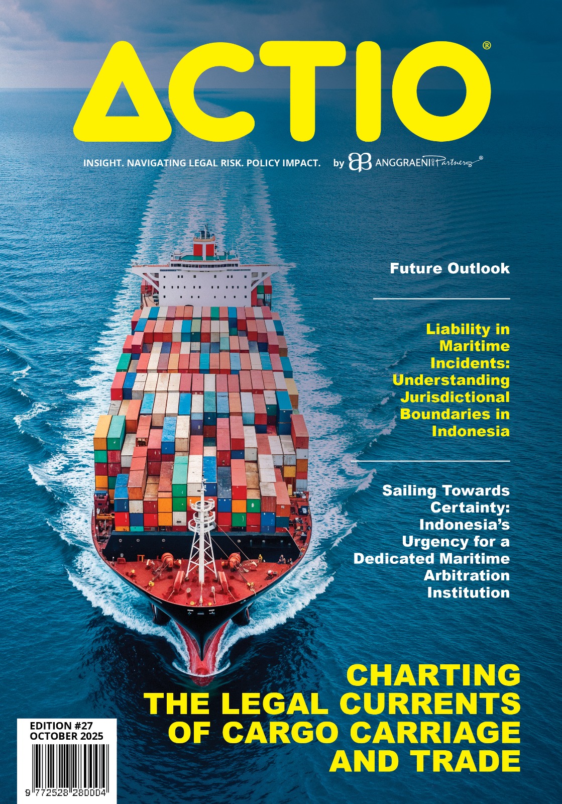 Featured Image for ACTIO MAGAZINE &#8211; 27TH EDITION &#8211; CHARTING THE LEGAL CURRENTS OF CARGO CARRIAGE AND TRADE